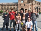 Hrvatska boksačka reprezentacija na trgu, u srcu glavnog grada Armenije, Yerevan. Dana 27. svibnja 2009. godine.  - Boksački klub Sveti Duje Split