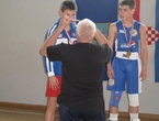 Ante Pavić - dodjela srebrne medalje BK "Sveti Duje - Split".  - Boksački klub Sveti Duje Split